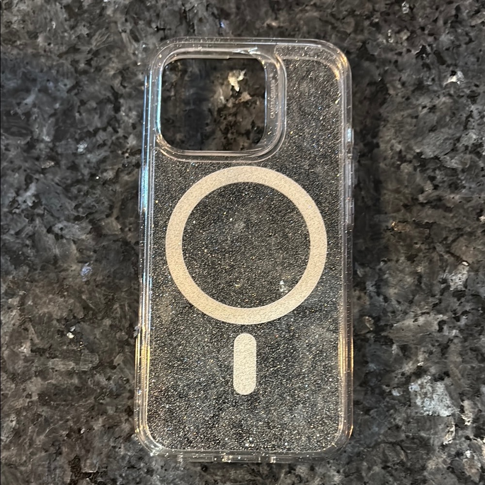 Silver iPhone 16 Pro Case with MagSafe Compatibility and Durable Design